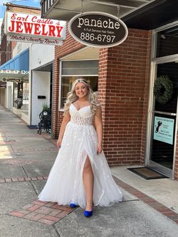 Sherri Hill White Size 10 Floor Length Corset Cotillion Ball gown on Queenly
