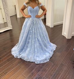 Sherri Hill Blue Size 2 Prom Black Tie Pageant A-line Dress on Queenly
