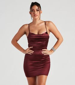 Style 05101-1833 Windsor Red Size 4 Padded Homecoming Cocktail Dress on Queenly