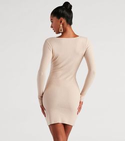 Style 06005-1542 Windsor Nude Size 12 Cut Out Keyhole Mini Cocktail Dress on Queenly