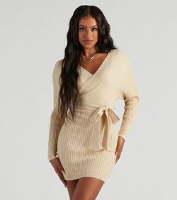 Style 06005-0817 Windsor Nude Size 8 Tall Height Long Sleeve Straight Dress on Queenly
