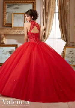 Style 60004 Morilee Madeline Gardner Red Size 6 Ball gown on Queenly