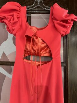 Jovani Pink Size 6 Floor Length Black Tie Straight Dress on Queenly