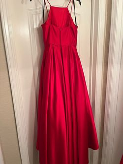 Betsy Red Size 2 Black Tie Military Ball Gown A-line Dress on Queenly