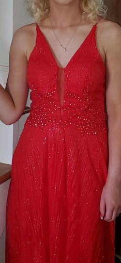 la merchandise Red Size 2 Prom Military Straight Dress on Queenly