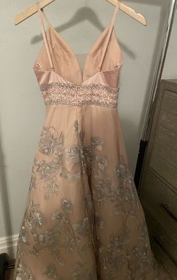 Camille La Vie Pink Size 0 Floor Length Ball gown on Queenly