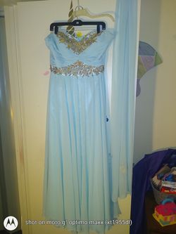Sherri Hill Blue Size 18 50 Off Ball gown on Queenly