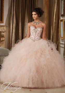 Style 89113 Morilee Madeline Gardner Yellow Size 4 Sweetheart Quinceanera Floor Length Ball gown on Queenly