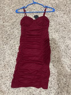 shinestar Red Size 8 Midi Homecoming Cocktail Dress on Queenly