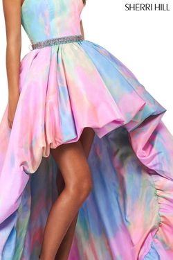 Sherri Hill Multicolor Size 00 High Low Prom Ombre Ball gown on Queenly