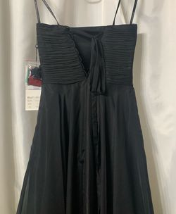 B Dazzle Black Size 0 Strapless Military A-line Dress on Queenly