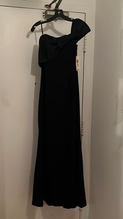 Eliza J Blue Size 2 Floor Length Ball gown on Queenly