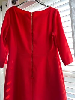 Vince Camuto Red Size 14 Plus Size Straight Dress on Queenly