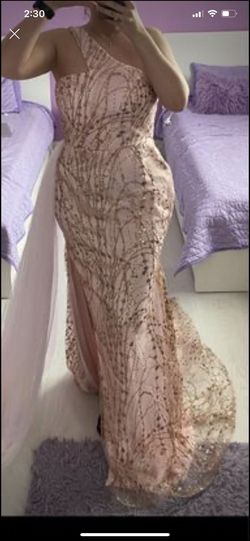 Nude Size 14 Straight Dress on Queenly