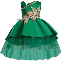 Abby Paris Green Size 5 Cupcake Ball Ball gown on Queenly