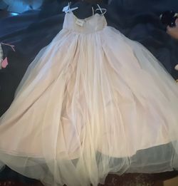 Nude Size 16 Train Dress on Queenly
