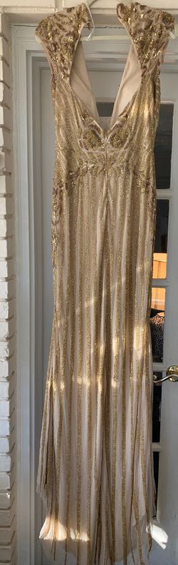 Jasz Couture Gold Size 8 50 Off Pageant Straight Dress on Queenly
