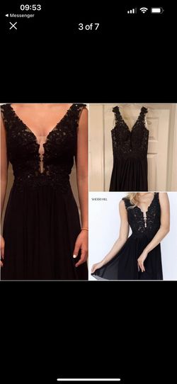 Sherri Hill Black Size 0 Homecoming Party Midi Cocktail Dress on Queenly