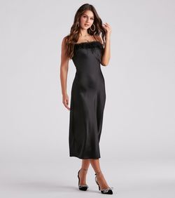 Style 05001-1408 Windsor Black Size 12 Custom Plus Size Cocktail Dress on Queenly