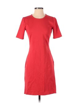 Banana Republic Red Size 2 Midi Cocktail Dress on Queenly