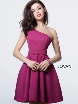 Jovani Purple Size 2 Flare Euphoria Cocktail Dress on Queenly