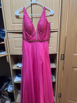 Sherri Hill Pink Size 2 Floor Length Medium Height 50 Off Straight Dress on Queenly