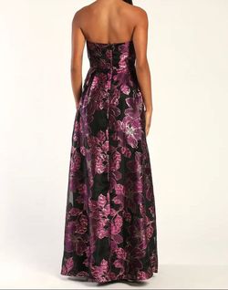 Lulus Multicolor Size 0 Floor Length Floral Straight Dress on Queenly