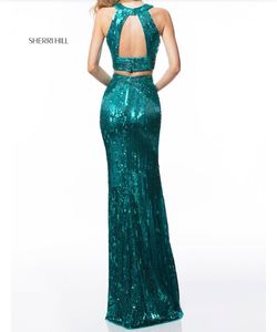 Sherri Hill Blue Size 6 50 Off Straight Dress on Queenly