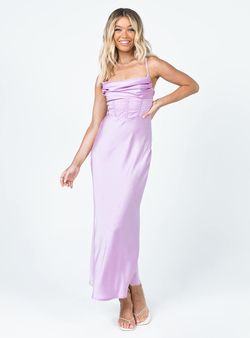 Style 1127050 Princess Polly Purple Size 0 Fitted Homecoming Corset Tall Height Silk Cocktail Dress on Queenly