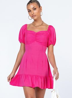 Style 1146309 Princess Polly Pink Size 4 Tall Height Mini Sleeves Cocktail Dress on Queenly