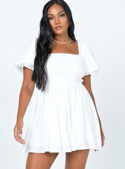 Style 1126784 Princess Polly White Size 2 Mini Cocktail Dress on Queenly