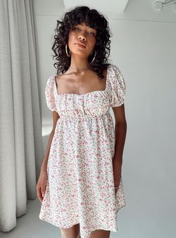 Style 1177911 Princess Polly Pink Size 12 Summer Polyester Floral Cocktail Dress on Queenly
