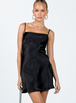 Style 1192881 Princess Polly Black Size 2 Euphoria Floor Length Nightclub Cocktail Dress on Queenly