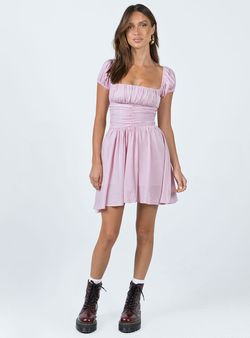 Style 1156258 Princess Polly Pink Size 4 Jersey Summer Polyester Cocktail Dress on Queenly