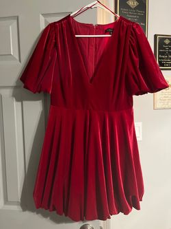 The vintage Shop Red Size 12 Gala Midi Homecoming Cocktail Dress on Queenly