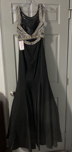 Jovani Black Size 2 Short Height Military Free Shipping Pageant Mermaid Dress on Queenly