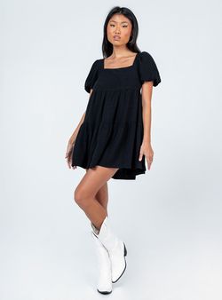 Style 1136407 Princess Polly Black Size 0 Mini Tall Height Cocktail Dress on Queenly