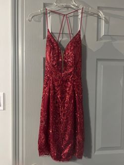 Alyce Paris Red Size 2 Midi Homecoming Cocktail Dress on Queenly