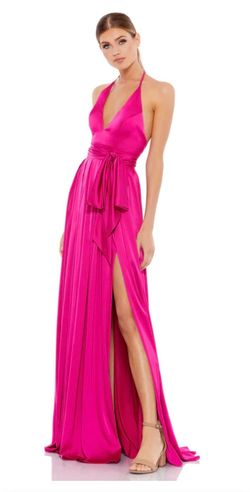Mac Duggal Pink Size 10 Free Shipping A-line Dress on Queenly