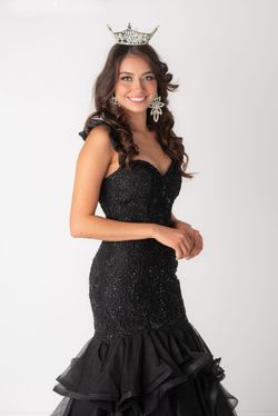 Sherri Hill Black Size 2 Floor Length Homecoming 50 Off Pageant Mermaid Dress on Queenly