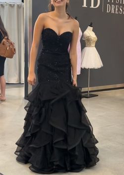 Sherri Hill Black Size 2 Homecoming Floor Length Mermaid Dress on Queenly