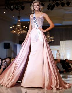 Sherri Hill Pink Size 0 Prom Overskirt Train Dress on Queenly