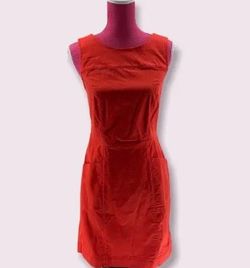 Boden Orange Size 4 Free Shipping Straight Dress on Queenly