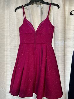 B. Darlin Pink Size 6 Euphoria Midi Homecoming Cocktail Dress on Queenly