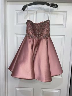 Terani Couture Pink Size 4 Black Tie Ball gown on Queenly