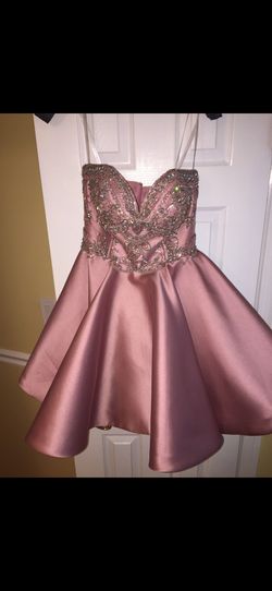 Terani Couture Pink Size 4 Black Tie Ball gown on Queenly