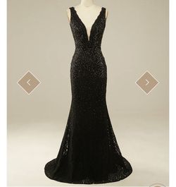 Black Size 8 Ball gown on Queenly