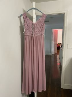 David's Bridal Purple Size 8 Sorority Formal Straight Dress on Queenly