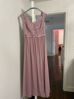 David's Bridal Purple Size 8 Sorority Formal Straight Dress on Queenly