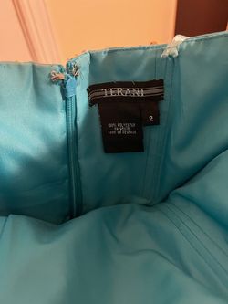 Terani Couture  Blue Size 2 Terani Couture Prom Ball gown on Queenly